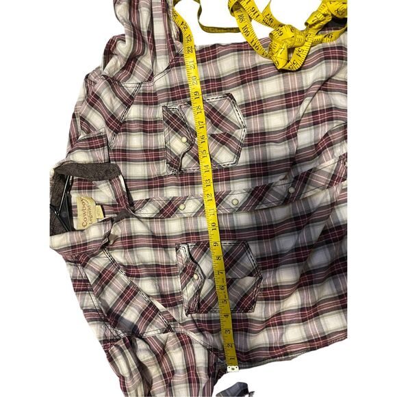 Cowboy Legend Mens Snap Plaid Long Sleeve Cotton Pocket Button Up Shirt Large - Picture 6 of 10